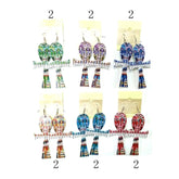 Wood Cross Dangle Girls & Women's Earrings